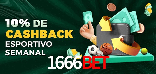 10% de bônus de cashback na 1666bet